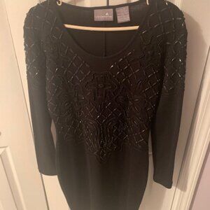 Dress/black/Sweater Dress